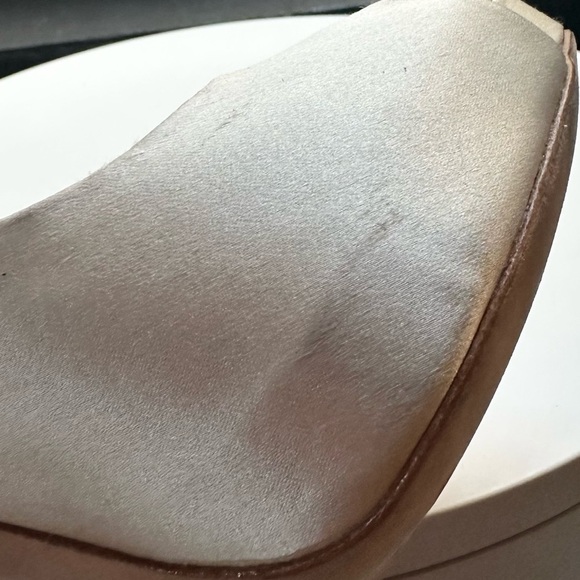 🌸BADGLEY MISCHKA🌸 Kiara Crystal Back Open Toe Pump  size 6.5 - Picture 13 of 16